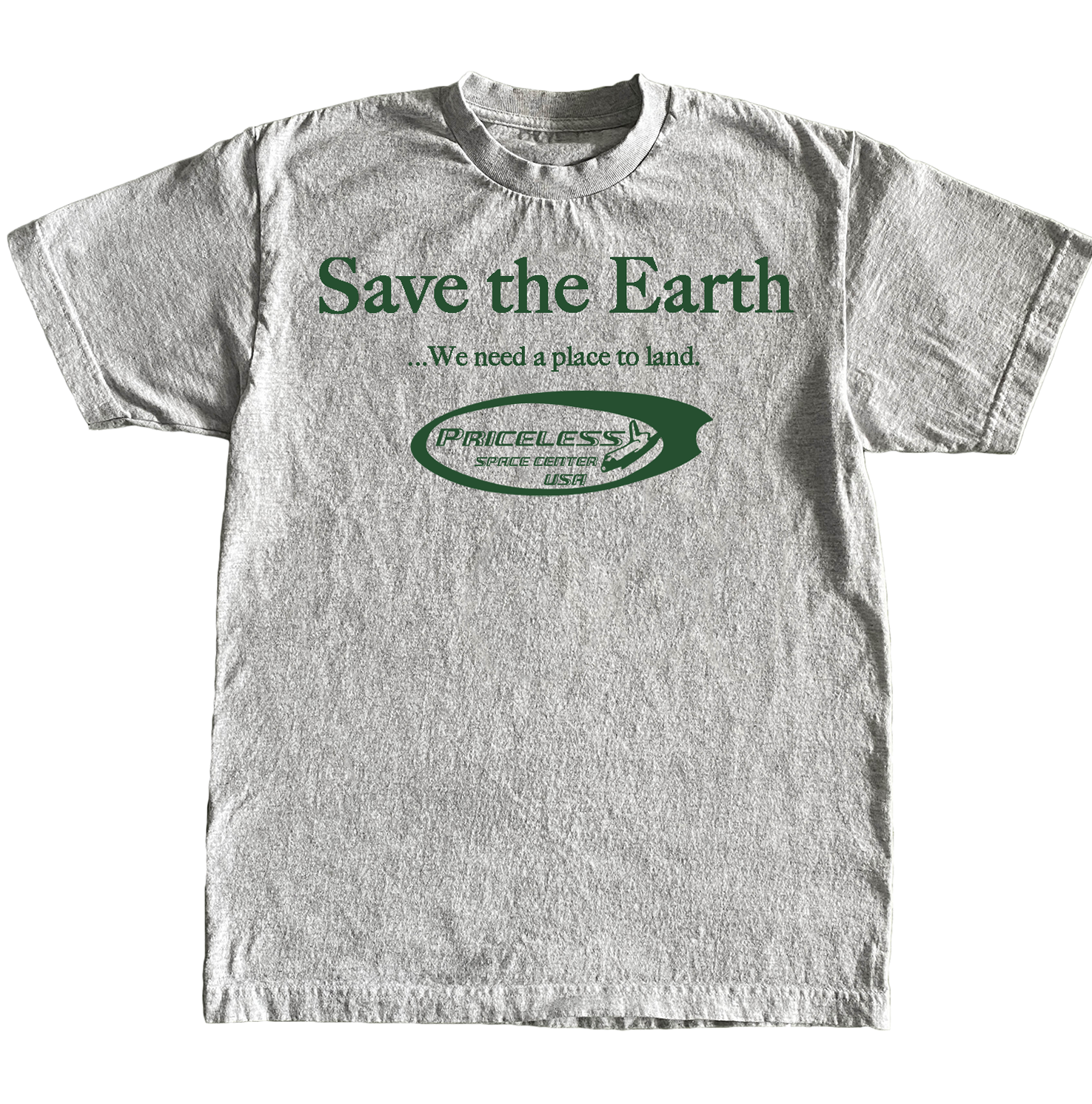 Save The Earth Tee - Grey